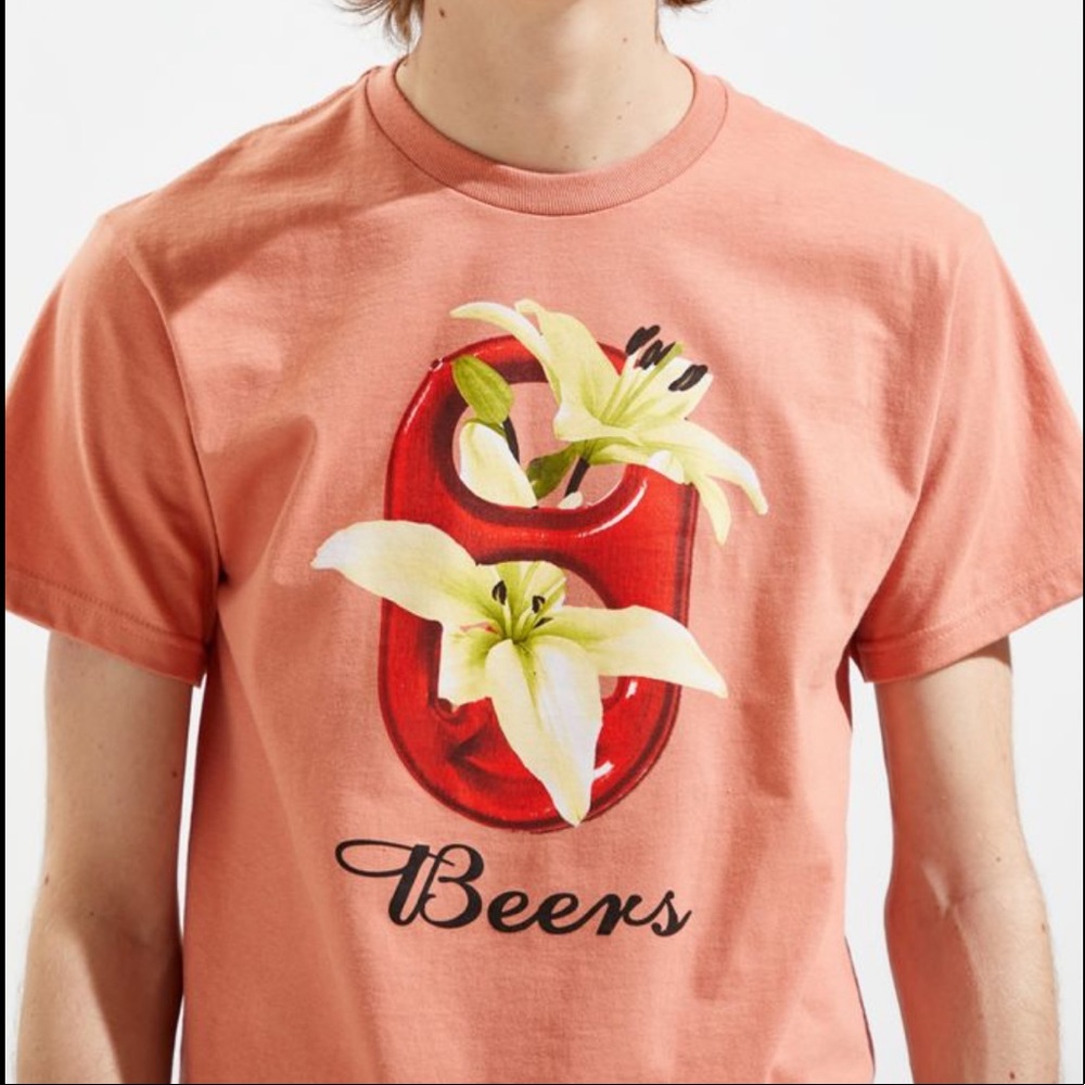 Urban Outfitters Beers Tab Tee SOLD OUT ONLINE